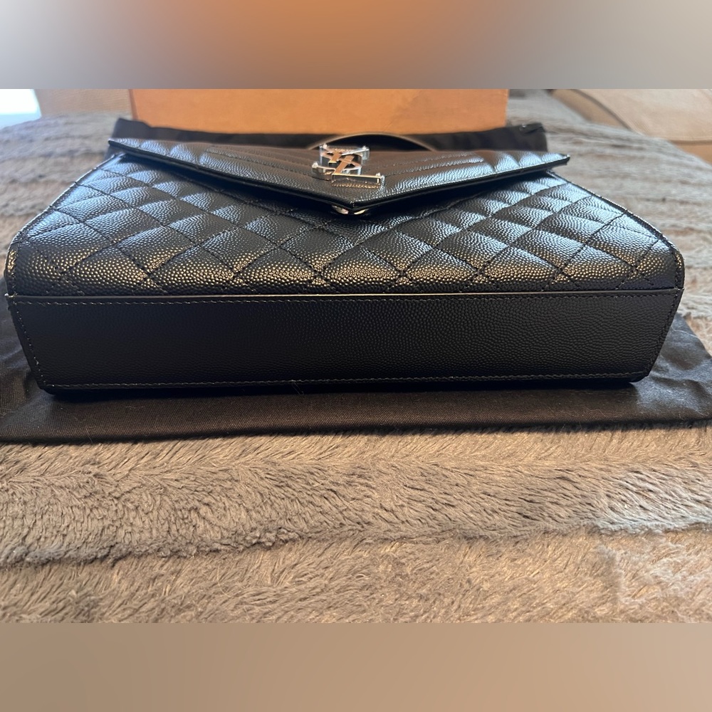 💯Auth BNIB YSL Medium Tri-Quilted Matelasse Bag - Picture 5 of 13